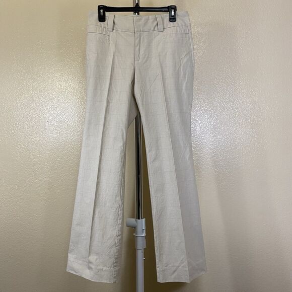 Gap Stretch Straight Leg Ankle Cut Dress Pants Women's Size 8 Tan New With Tags - Picture 1 of 14